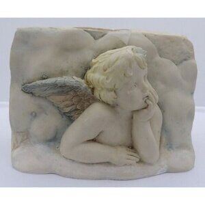 Angel Candle Holder © Studio 5 Ceramic White Square